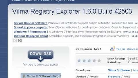 video tutorial : Activate registry and task manager with vilma registry explorer method 2