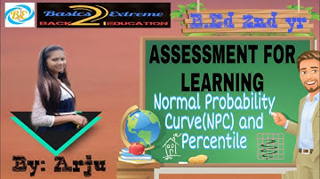 Normal Probability Curve(NPC) & Percentile | Assessment For Learning | B.Ed 2nd yr.| By:- Arju Ma