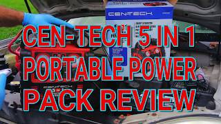 Cen-Tech 5 In 1 Portable Power Pack Review
