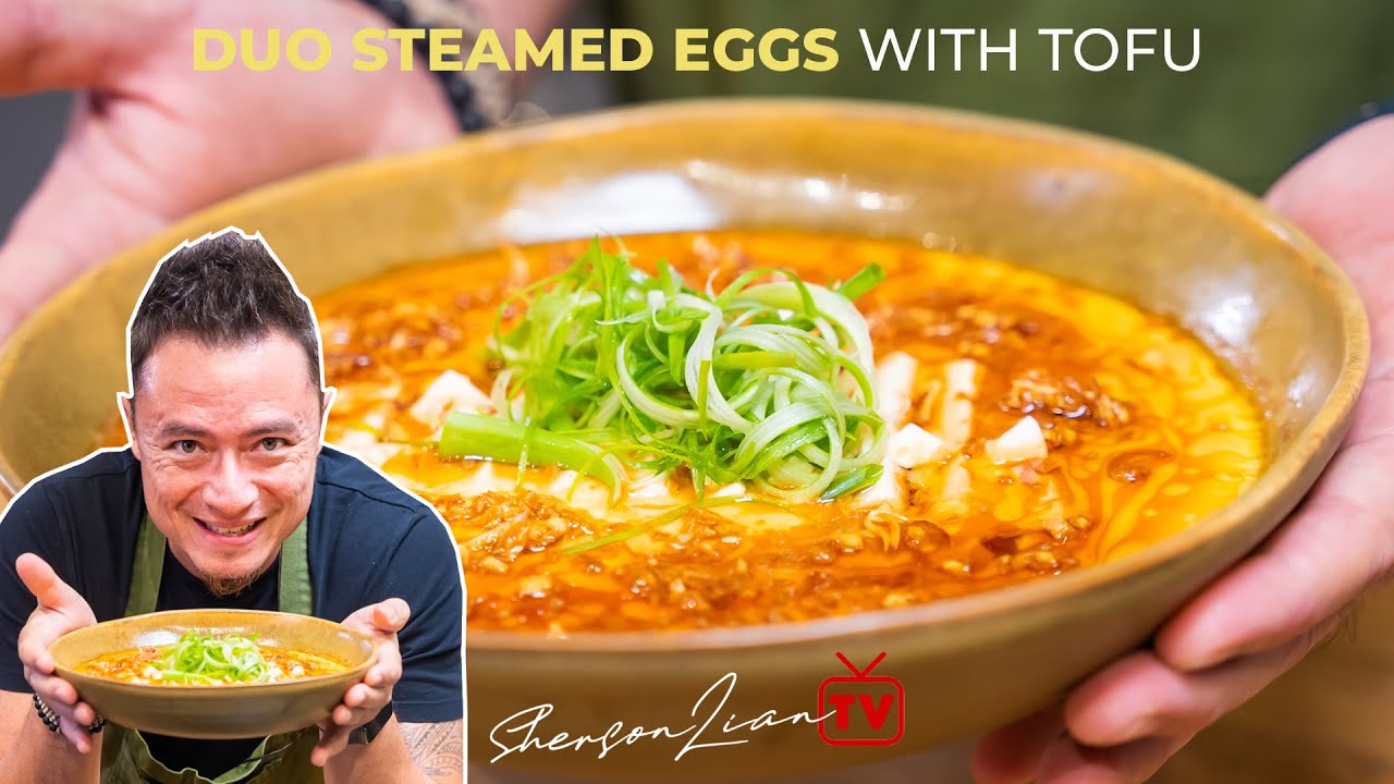 DUO STEAM EGG WITH TOFU SHERSON LIAN YouTube
