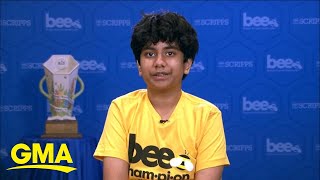 2023 Scripps National Spelling Bee champion talks about win l GMA