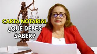 Usos y requisitos de la Carta Notarial en Perú
