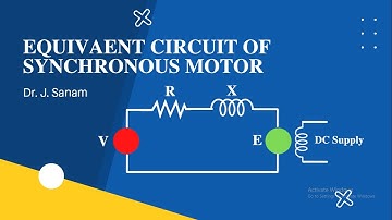 Equivalent Circuit of Synchronous Motor by Dr. J. Sanam