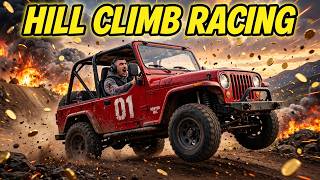 Hill Climb Racing: Newton Bill Ki Crazy Jeep Adventures - Pahadon,Highway Aur Moon Par Gaddi Chalao screenshot 1
