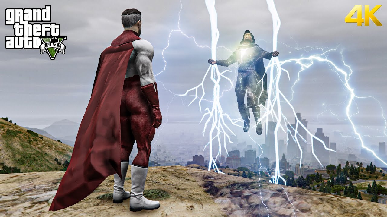 GTA 5 - Omni-Man VS Black Adam | Epic Death Battle!