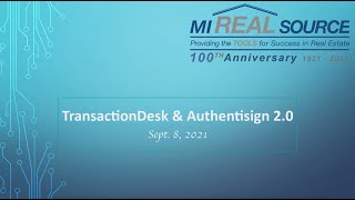 TransactionDesk & Authentisign 2.0 09 08 21