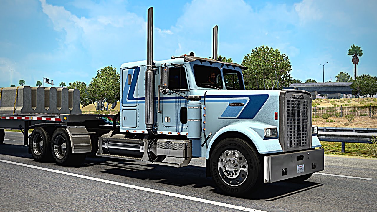 Freightliner FLC Big Cummins N14 Hauling Concrete American 