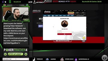 ACR referral code 2021 "MatrixCy" - How to use them and get your bonus or rakeback