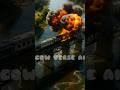 the soldier save all people and the train from terrorist bomb #shorts #viralshort #ai #aishorts