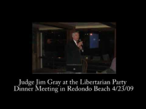 Judge Jim Gray: Legalize Marijuana Pt 1 of 6 (Intr...