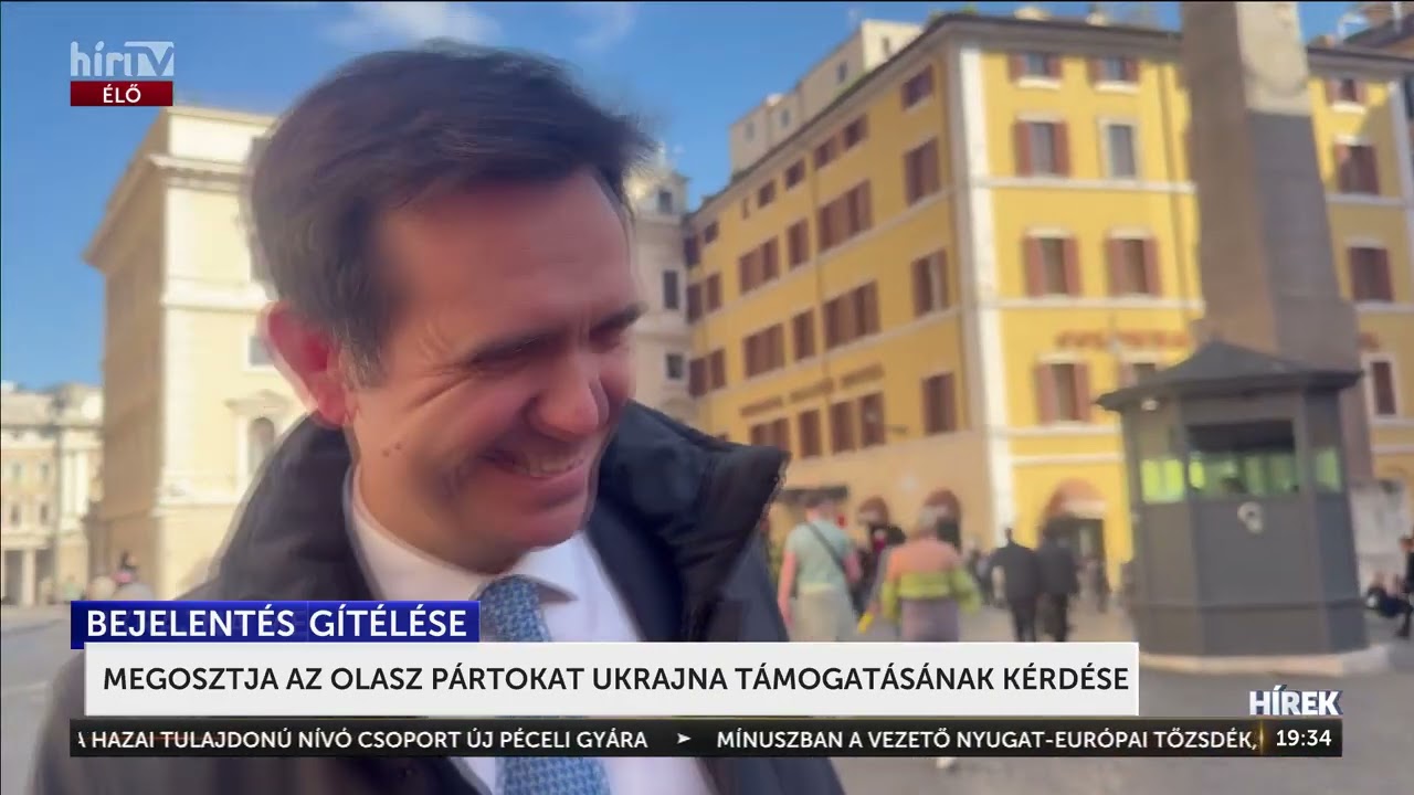 Megosztja az olasz pártokat Ukrajna támogatásának kérdése - HírTV