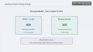 Information Oracle DBA Lesson 23 Part 1 — Identify and Export Startup Settings News