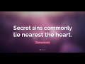 Secret Sins-4-26-2022 Inspirational Tuesday Talk
