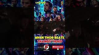HATI-HATI!THOR MARAH KEPALA THANOS JADI SASARAN#shortsfeed #thor #thanos #avengersendgame #marvel