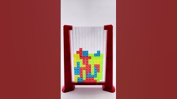 Tetris Game Colored Puzzle Blocks Logic Game #shorts #marble