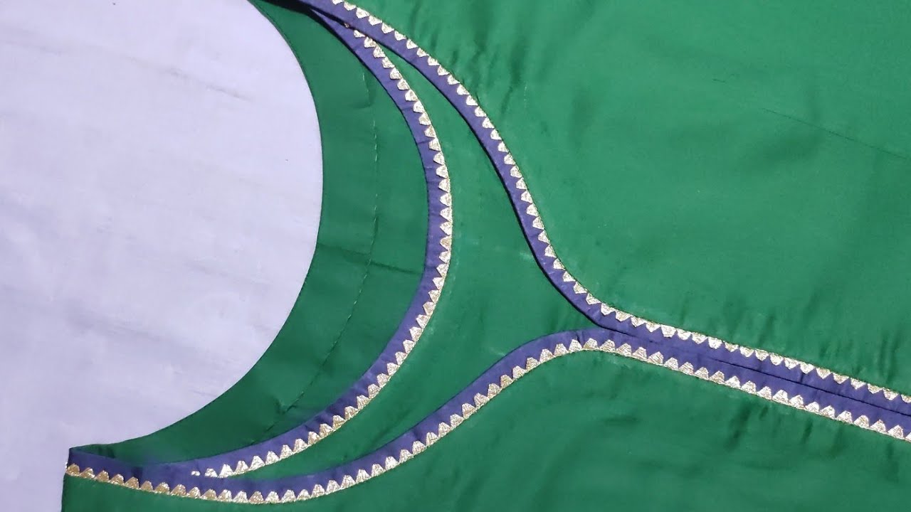 Boot piping with smosa lace neck design cutting stitching #cuttingstitchingideas #2025/2026