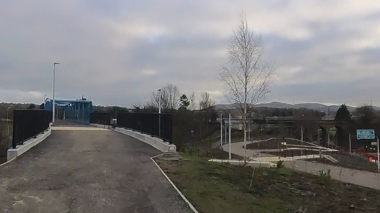 Roseburn to The Union Canal Cyclepath Opens. 9th December 2024