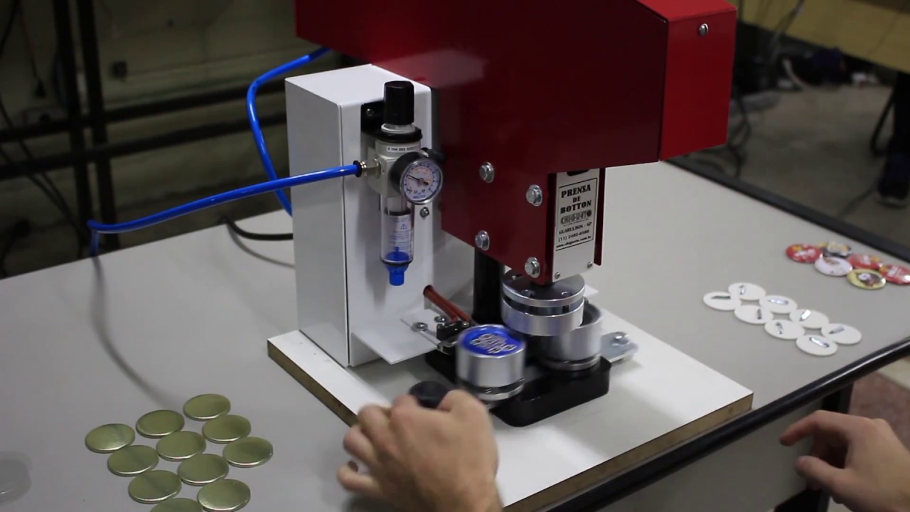 Prensa Eletro-Pneumática de Bottons