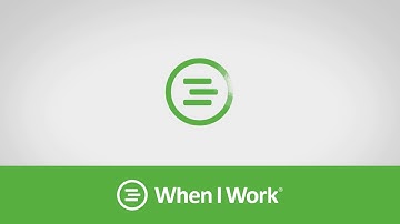 When I Work - Scheduler App Settings