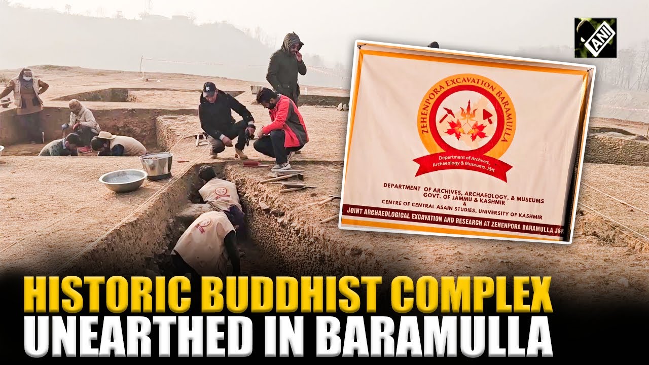 Крупный буддийский комплекс, обнаруженный в Барамулле на севере Кашмира, проливает новый свет на ...