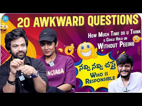 20 Awkward Questions to Syed Sohel backslashu0026 Megha Lekha | Sohel Latest interview | iDream Media - IDREAMMOVIES