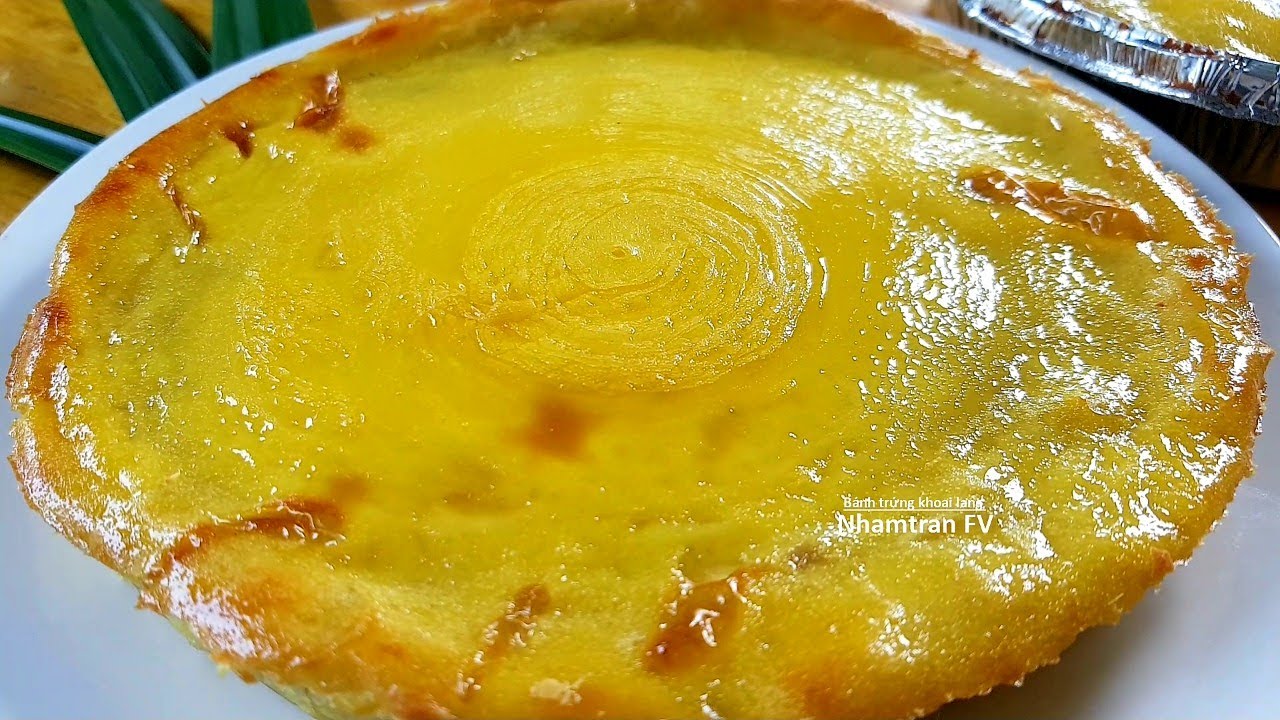 Bánh trứng khoai lang nướng
