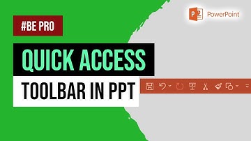 Quick Access Toolbar In PPT | How To Add or Remove Objects Quick Access Toolbar In PPT