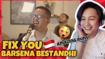 Barsena Bestandhi - Fix You (Coldplay Cover) Live Session | REACTION