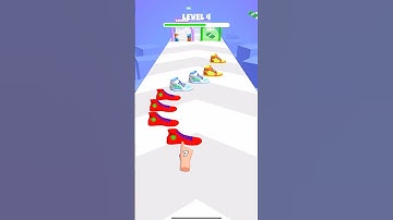 Sneaker Stack 3D: Build Your Ultimate Shoe Tower! Lvl.4 👀😶‍🌫️ #shorts #gaming #youtubeshorts