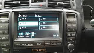 Toyota Crown BT pairing