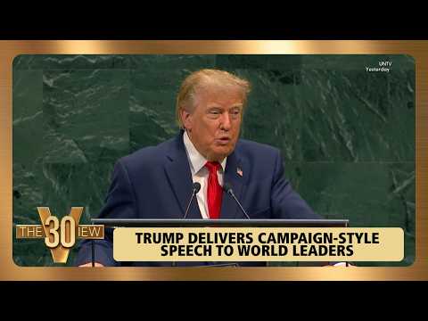 Trump Delivers Campaign-Style Speech To World Leaders | The View