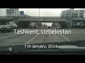 Tashkent street tour 07 Jan.2021