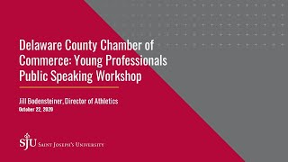 Young Professionals Public Speaking Workshop with Jill Bodensteiner