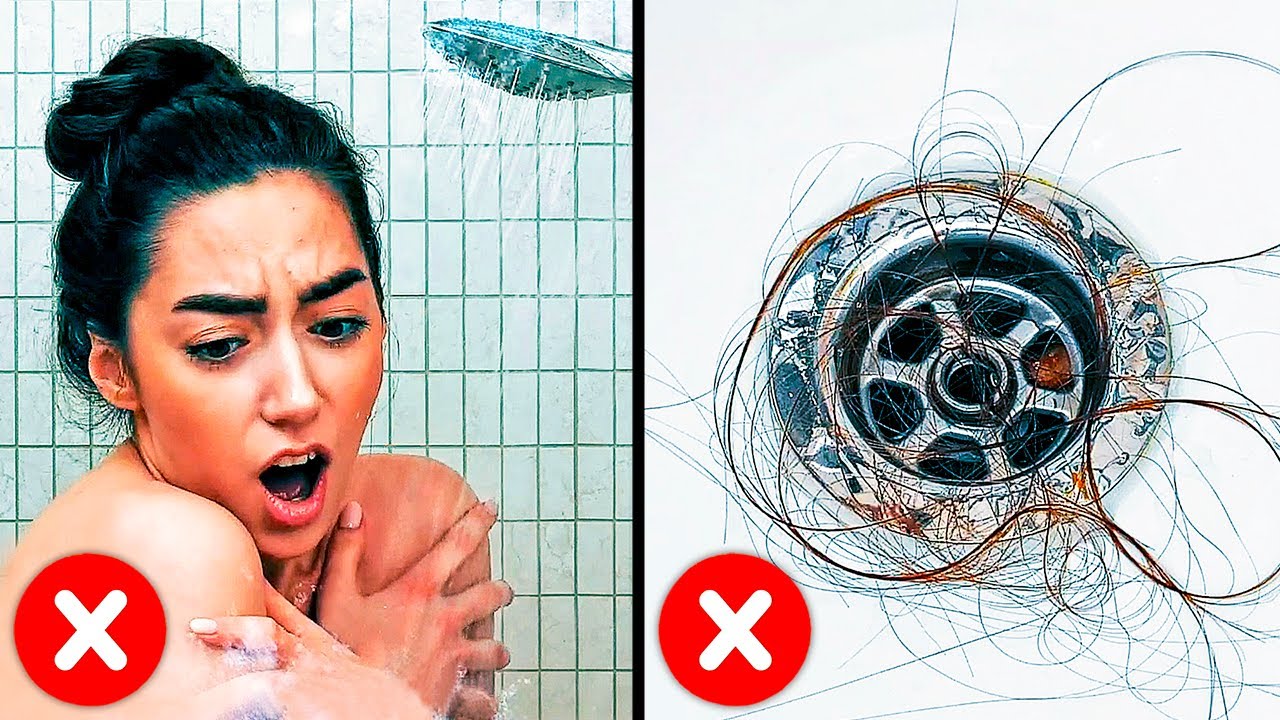 Easy Sink Hair Cleaning Hack! #plumbing #plumbersoftiktok #diy #hack #