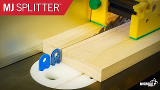 Preventing Kickback On A Table Saw With Mj Splitter Steelpro By Microjig