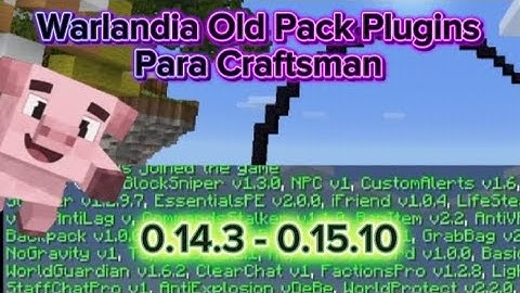Warlandia Pack de Plugins Para Craftsman 0.14.3-0.15.10 | @ArcyJDevs 