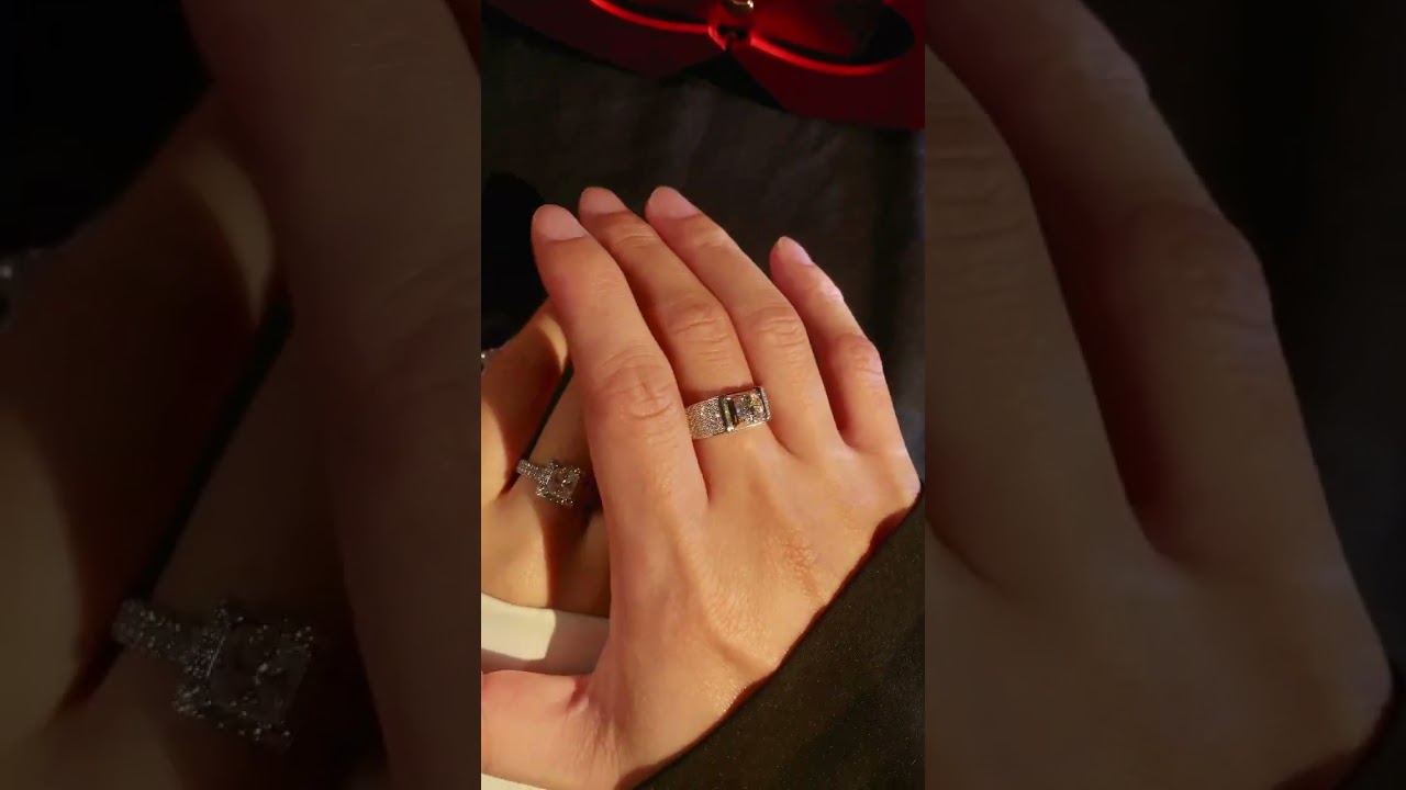 Helnal Jewelry ▏Mossanite Couple rings for Valentine’s day