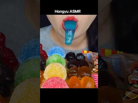 ASMR RAINBOW DESSERTS <strong>다양한</strong> 무지개 디저트 <strong>해외</strong> 간식 먹방 #shorts #mukbang #eating #먹방 #rainbow #hongyu