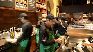 Starbucks Pushes Plan to Hire 100,000 Young Workers