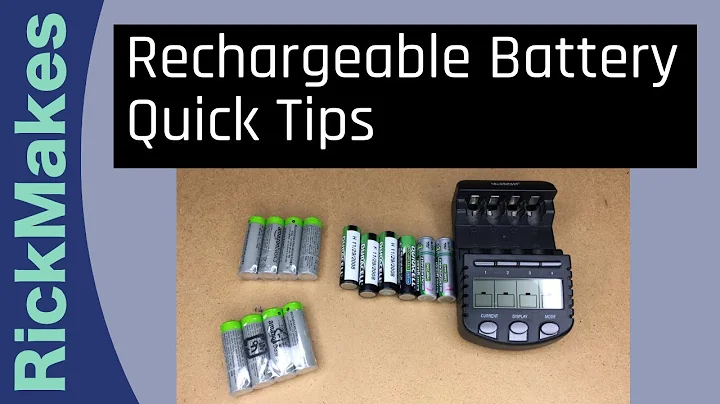 Rechargeable Battery Quick Tips