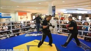 David Lemieux VS James De La Rosa &#39;&#39;david lemieux public workout&#39;&#39;