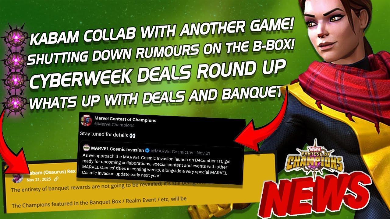 Kabam подтвердили сотрудничество с Cosmic Invasion | Обзор предложений CyberWeek | Подробности о ...