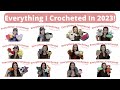 Everything i crocheted in 2023 everything i crocheted in 1 year as a full time crocheter