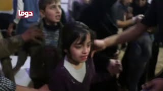シリアの化学兵器疑惑 子供たちにも被害