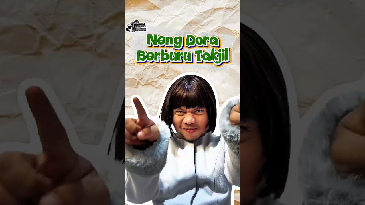 Part 1 Dora ngabuburit berburu takjil bazar Gadog permata#nengdora #ngabuburit #bazargadog