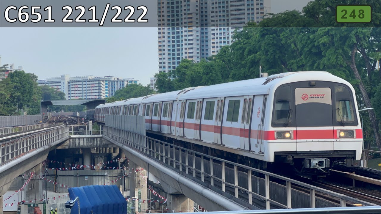 [Retired ; Fresh Train][SMRT] SIE C651 ~ 221/222 ~ Arriving Ang Mo Kio ...