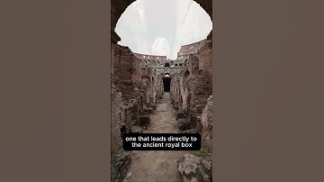 Newly Found Passage in the Colosseum Leads to Royal Box