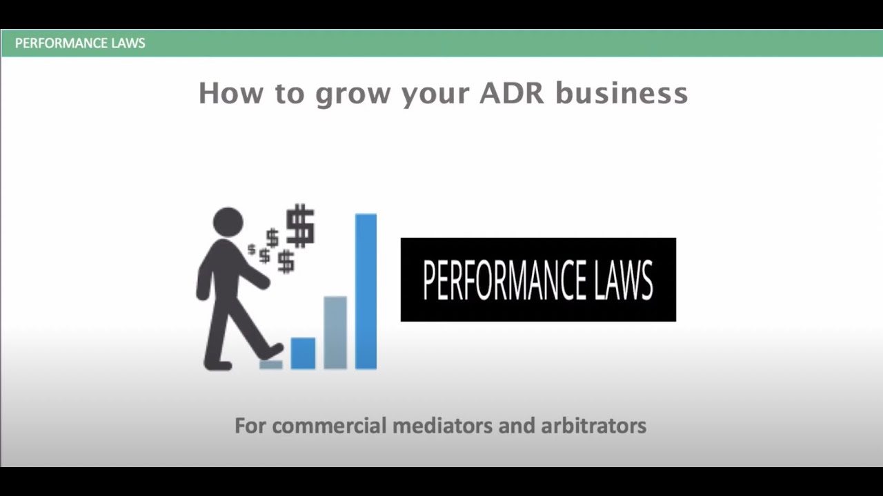 How to Grow Your Commercial ADR Practice - YouTube