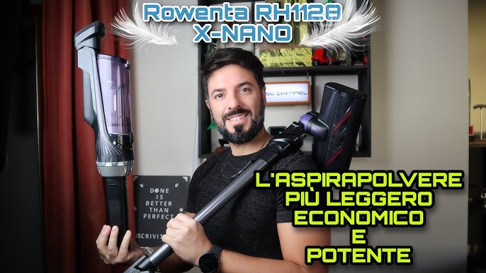 Rowenta - X-NANO ESSENTIAL RH1129WO aspiradora de mano Púrpura, Aluminio Sin  bolsa