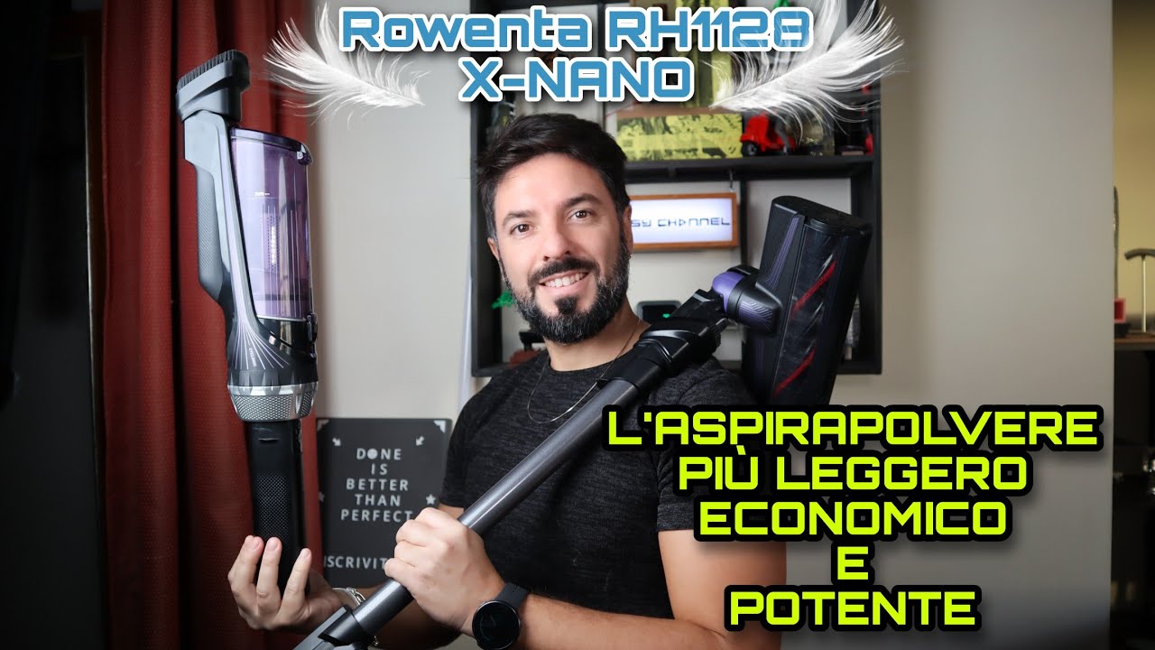 Aspirapolvere leggero ed economico - Rowenta RH1128 X-NANO - RECENSIONE 